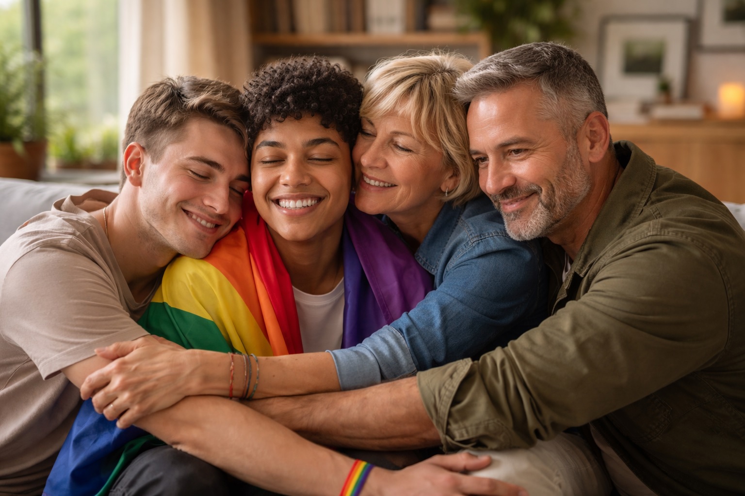 המשפחה שמצילה חיים: כך תומכת חברתיות מצמצמת דיכאון בקרב להט"ב